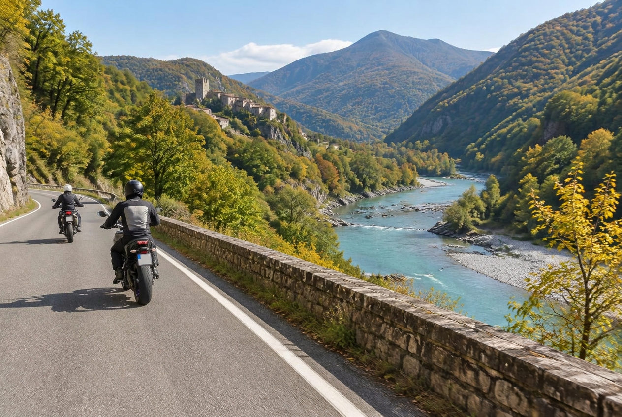 Moto-giro in Val Trebbia